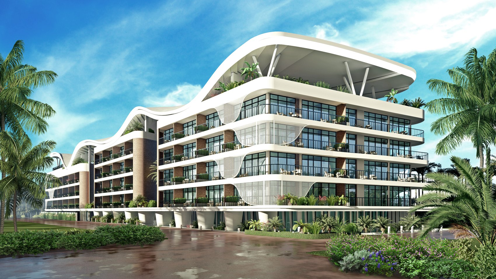 Radisson Canggu, фасад днём