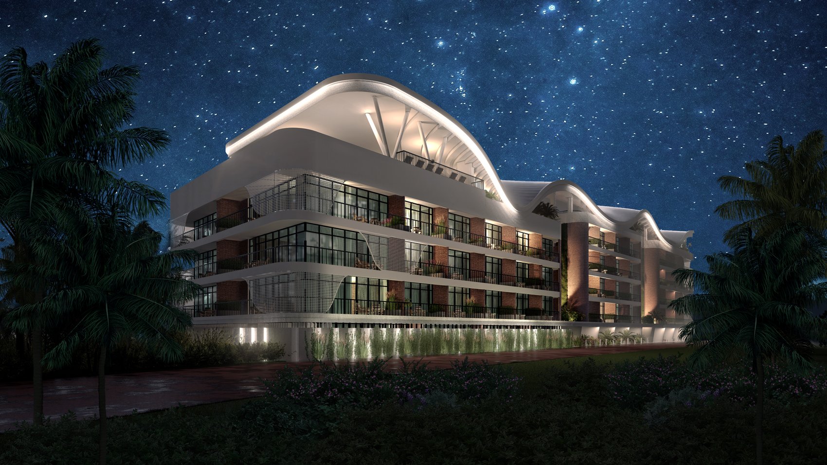 Radisson Canggu, ночь