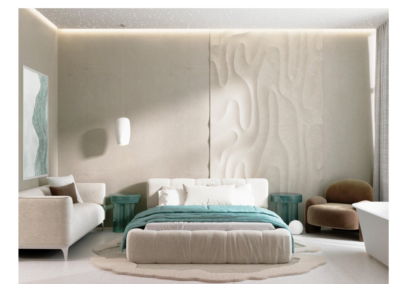 Ramada Encore, спальня