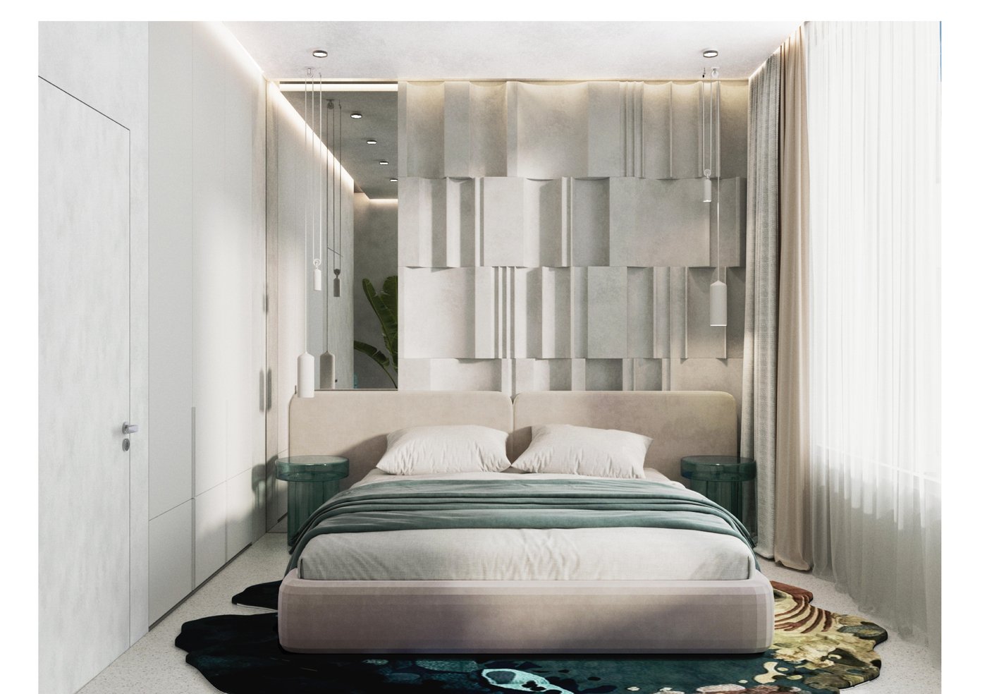 Ramada Encore, спальня